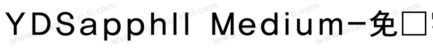 YDSapphII Medium字体转换